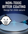 Top Shelf Cr2032 Lithium 3V Battery 25 Pack With Child Safe Guard And Zero Hassle Swap For Apple Airtag features non-toxic bitter coating for safety.
