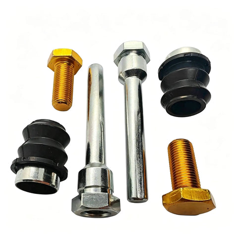 Front Brake Caliper Guide Pin Bolt Kit With Dust Boot For Chevy Suburban, Chevy Express Van, And GMC Yukon, Includes Guide Pins