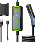 Portable Tesla EV Charger Level 1 And Level 2 16A With 21FT Cable 240V NEMA 6 20 Plug And 120V NEMA 5 15 Adapter NACS Connector