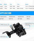 Shop Grade Heater Control Water Valve And Coolant Flow Regulator Assembly For Toyota Prius Hybrid 1.5L 2004 Through 2009 close-up with connectors.