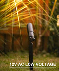 8 Pack Low Voltage Landscape Lighting Kit That Lights Up Your Yard, 3W LED Bulbs, garden spotlight in grass at night