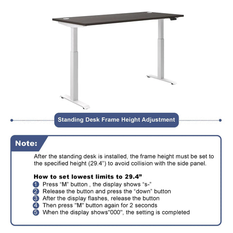 Upgrade Your Daily Grind With This Premium Executive Standing Desk Featuring Smooth Dual Electric Motors Four Memory Presets And Secure Storage L Shaped Khalba Oak Design, height adjustment guide.