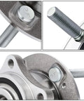 Close-up of Front Wheel Bearing Hub Assembly Direct Fit for Hyundai Sonata 2015 2019 Tucson 2016 2021 Veloster 2019 Cadenza 2017 2020 Optima 2016 2020 Sportage 2017 2022 Beefed Up Replacement OEM Quality Replaces 513374 51750 C1000