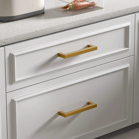 Champagne Bronze Cabinet Pulls Two And A Half Inch Brushed Bronze Drawer Handles 10 Pack Durable Premium Stainless Steel Construction