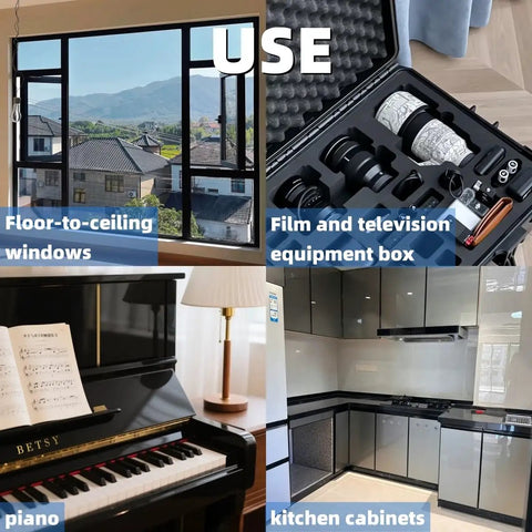 Rugged Black Stainless Steel Piano Hinges Six Inch Continuous Door Strips With Pre Drilled Mounting Slots For Rock Solid Cabinet Upgrades And Easy Diy Builds Including Twenty Four Heavy Duty Screws For Hassle Free Quick Installations on various furniture.