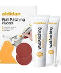 Two Pack Drywall Repair Kit for Fast Wall Fixes White Spackle Putty Paste 240g Each Includes Nozzle Extenders Scrapers and Sandpaper