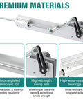 24V Adjustable Reciprocating Linear Actuator with high-strength swing arm, chrome-plated rod, and wear-resistant bearings