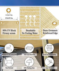 90 Percent UV Blocking Shade Cloth for Patio and Outdoor Spaces 8x20 Ft Pergola Sun Shade Cover over wooden structure