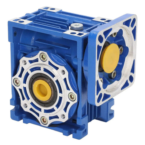 Blue Ultra Quiet Gear Reducer 1 To 10 Ratio Aluminum Alloy Gearbox For Stepper And Servo Motors Smooth Power Transmission