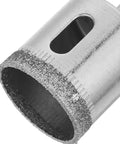 20 Piece Diamond Hole Saw Set For Tile Glass Marble Cutting With Low Vibration Design And Quick Heat Dissipation To Make Precise Drilling Jobs Super Easy And Smooth For All Your Home Reno Adventures, close-up diamond core bit
