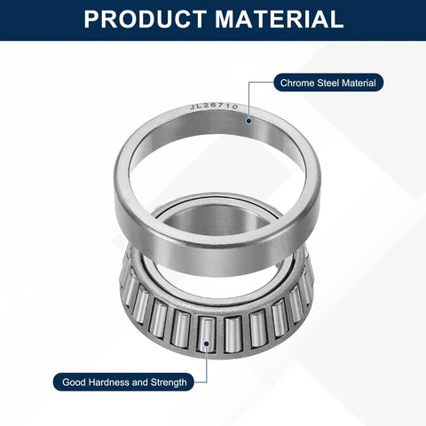 Heavy Duty Tapered Roller Bearing Cone And Cup Set For Heavy Machinery And Automotive Equipment 1.24 Inch Bore Chrome Steel