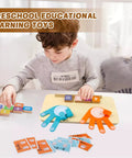Toddler Math Blocks Are A Solid Bang For Your Buck For Preschool And Homeschool Parents Who Want Totally Awesome Number Counting Cubes That Make Addition Subtraction A Piece Of Cake And Build Core Math Skills For Ages Three Plus, featuring a child playing with wooden numeral blocks and flashcards.