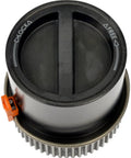 Premium Manual Locking Hubs For 99 To 05 Ford F250 F350 Super Duty Expedition Navigator 4X4 Setup top view of hub locking mechanism.