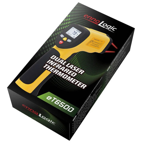 Box of Beast Dual Laser Non-Contact Infrared Thermometer for Surface Temperature, Range -58F to 1202F, Accurate Digital IR Gun