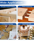 Wood Dowel Pin Set Kit For Woodworking And Furniture Repair Four Size Dowel Set With 230 Pieces And 6x30mm 8x30mm 8x40mm And 10x40mm Great For DIYers And Pros Alike For Quick Fixes Craft Projects And Heavy Furniture Repairs With Smooth Sanded Finish.