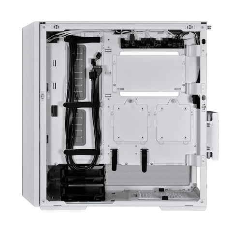 Interior view of LanCool 216 E-ATX PC Case With All-Around Mesh Panels For Crazy Good Airflow, White