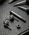 Fix Your Wobbly Folding Wagon Handle With This Super Quick Snap On Torsion Spring Metal Kit No Tools Needed Just Pop It In And Get Back To The Yard Or Beach Hassle Free For Real, silver metal repair parts