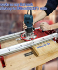 Person using Bench Top Board Mill XL 24 Inch Capacity Router Sled For Flattening And Surfacing Cutting Boards Glued Up Panels