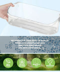 Refrigerator Door Bin Replacement Part 2 Pack For Side By Side Fridges Fits Various Frigidaire LG Models 15.38x6.69x5 Inches Durable.