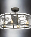 Slick Mid Century Modern Ceiling Fan With Brushed Silver Blades And Super Quiet Motor For Chill Living Room Atmosphere Featuring Handy Remote Control And Hassle Free Setup For Your Home.