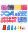 Hot Pick Artibetter Silicone Plugs Tapered 250 Pc Kit With Multi Colors For Powder Coating Masking, Paint Holes, Hydro Dipping And Industrial Heat Chemical Resistant Assortment Tool Set For Pros. Color-coded silicone tapered plugs in organizer