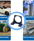 mini stepper motor mounting bracket with applications in automotive, construction, agricultural, and textile industries