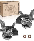 Two Front Left And Right Steering Knuckle And Wheel Bearing Hub Assembly For Ford Escape And Mazda Tribute 2001 To 2004 SUV