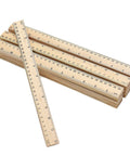 60 Pack Wooden Rulers 12 Inch Measuring Rulers Bulk Wood Ruler With Double Sided Metric And Inch Scales For Office School And DIY Projects