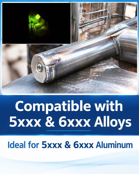 5356 Aluminum TIG Filler Rods Pack, 25 Rods, One Sixteenth Inch By Thirteen Inch, metal welding joint with arc stability