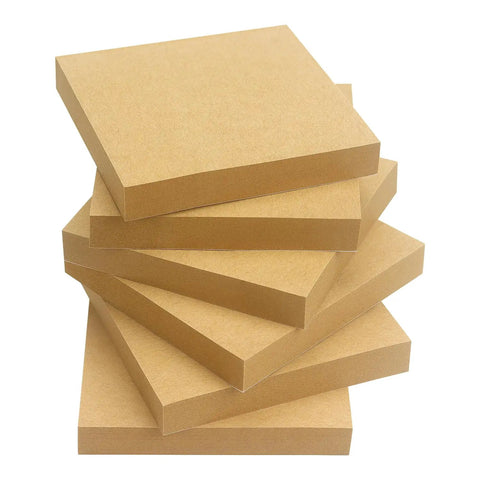 Stack of 3x3 Self Stick Sticky Notes Set In 6 Bright Colors For Office School And Home, Easy To Post And Reuse, 6 Pads Per Pack With 100 Sheets Per Pad