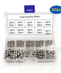 Metric Set Screws Kit With Hex Socket Head Cup Point For Precision Locking In Mechanical Automotive And Diy Projects