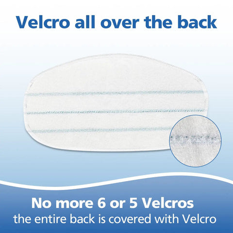 Six Pack Replacement Steam Mop Pads For ThermaPro 10 In 1 Steam Mop Velcro Design Fits Both Old And New Models Easy On Easy Off Cleaning Pads For Quick Spotless Floors