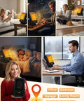 Indoor Space Heater Portable PTC Desktop Heater With 2 Second Fast Heat in various home and office settings