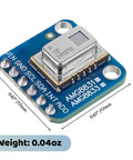 Top view of Dope 8x8 Infrared Thermal Imaging Camera Sensor Module For Raspberry Pi And Arduino, showing dimensions and weight.