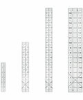 Dead Simple Acrylic Quilting Rulers And Nifty Fabric Cutting Templates For Patchwork Projects Hella Accurate sewing tools rulers set with bold scales.