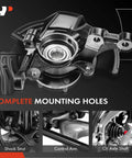 Front Right Steering Knuckle and Wheel Bearing Hub Assembly with 14mm Strut Bolt Hole for Hyundai Sonata 2011 2012 2013