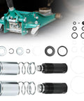 Floor Jack Replacement Parts Kit For 3 Ton Dual Pump Jacks With Piston Plunger Assemblies And Hydraulic Seal Kit setup