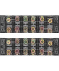 Two 2 Pack 60A 600V Terminal Strip With Clear Cover Dual Row Screw Clamp Wire Terminal Block for bridge lighting and factory cables.
