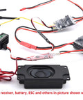 Beefy Diesel Engine Sound Module For RC Cars, Frequency-Converted Engine Roar Speaker Kit, Realistic Throttle-Driven Diesel Noise