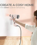 Ultra Light Paint Sprayer Gun For Indoor And Outdoor Work Featuring Sweet Pink Body with 2mm nozzle for wall painting.