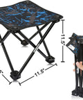 Lightweight Folding Camping Stool Portable Chair Mini Foldable Seat For Adults Great For Fishing Hiking Gardening Beach Scheme