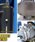 Beast Heavy Duty 40HP 30KW Rotary Screw Air Compressor With Refrigerated Dryer VSD Drive 185 CFM At 125 PSI 220V 3 Phase Industrial Air System All In One For Clean Dry Air On Tough Jobs product details: oil tank, air end, air motor