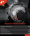 Direct Fit Clutch Flywheel Replacement For Nissan 350Z 370Z Infiniti G35 G37 Q60 Heavy Duty Manual Transmission specifications on engine.