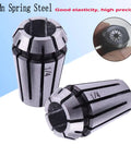 ER11 Spring Collet Nut Set For CNC Engraving And Lathe Milling Quarter Inch Collet Chuck With Clamping Nut Pro Grade High Precision 65Mn Steel