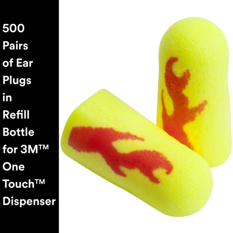 Uncorded Disposable Ear Plugs For Loud Work With NRR 33 From E A Rsoft Yellow Neon Blasts 3911010 Foam Comfort Pro Grade