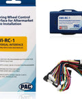 Universal Steering Wheel Control Retention Interface For Most Late Model Radios With 3.5mm Jack Or Two Wire Connections package and cables