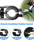 12 Piece Bicycle Handlebar Rubber Gasket Set With DIY Gasket, Anti Vibration And Anti Slip Stem Spacers, product display