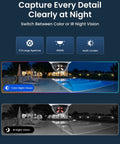Dope 16MP Dual Lens PoE Security Camera With 180 Degree Panoramic View and color IR night vision over swimming pool view