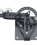 Top view of Compact Bench Top Metal Bender With 7 Dies, Manual Flat Bar Bender, Pro Grade Heavy Duty Machine, YP-9