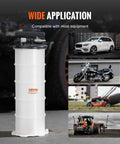 Heavy Duty 6.5 Liter Oil Extractor Pump Featuring Pneumatic And Manual Modes To Drain Motor Fluids Fast On The Shop Floor.